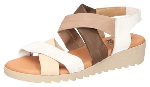 2Go Fashion Damen 8049-804 Keilsandale, weiß/beige, 40 EU 2Go Fashion Damen 8049-804 Keilsandale, weiß/beige, 40 EU von 2Go Fashion