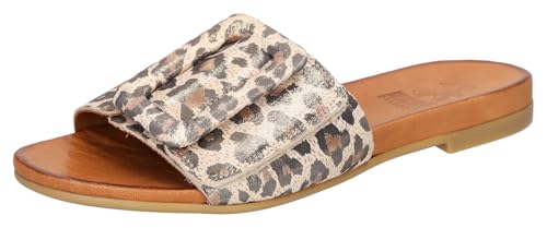 2Go Fashion Damen 8067-705 Flache Sandale, Cognac/Leo, 37 EU von 2Go Fashion