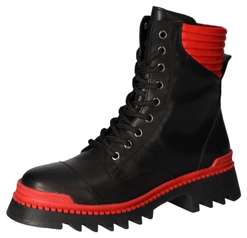 2Go Fashion Damen 8095-501 Mode-Stiefel, Schwarz/rot, 37 EU 2Go Fashion Damen 8095-501 Mode-Stiefel, Schwarz/rot, 37 EU von 2Go Fashion