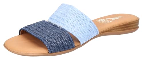 2Go Fashion Damen 8215-701 Flache Sandale, blau, 40 EU 2Go Fashion Damen 8215-701 Flache Sandale, blau, 40 EU von 2Go Fashion