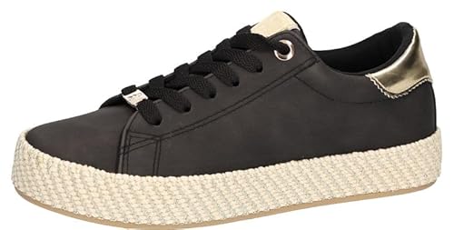 2Go Fashion Damen 8225-302 Sneaker, schwarz, 38 EU von 2Go Fashion