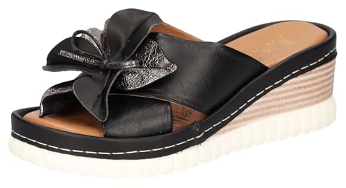 2Go Fashion Damen 8231-701 Keilsandale, schwarz, 41 EU von 2Go Fashion