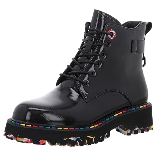 2Go Fashion Damen 8983-501 Mode-Stiefel, schwarz (Lack), 40 EU von 2Go Fashion