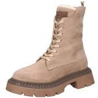 2Go Fashion Schnür Boots Damen beige von 2Go Fashion