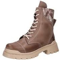 2Go Fashion Schnür Boots Damen beige von 2Go Fashion