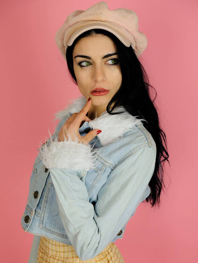 Reworked Y2K Cropped Jacke - S Sale von 2POINT5DSTREETWEAR