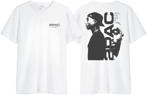 TUPAC Herren METUPACTS012 t Shirt Damen, Blanc, L von Tupac Shakur
