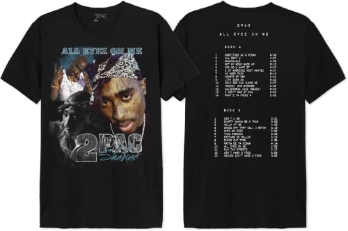 Tupac Herren Metupacts006 T-Shirt, Schwarz, M von Tupac Shakur
