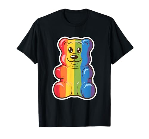 Regenbogenbär, niedliches LGBTQ+ Gay Pride Design für Männer und Frauen T-Shirt von 2SLGBTQ+ For Gay Pride