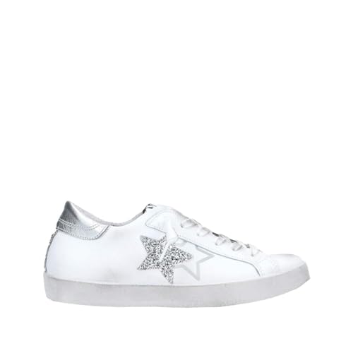 Two Star Wmns 2SD4205 064 One Star Bianco Argento Bianco Argento/40 von 2Star