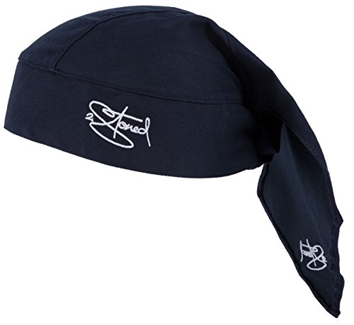 2Stoned Bandana Kopftuch Classic in Dark Navy mit Stick für Herren und Jungen von 2Stoned