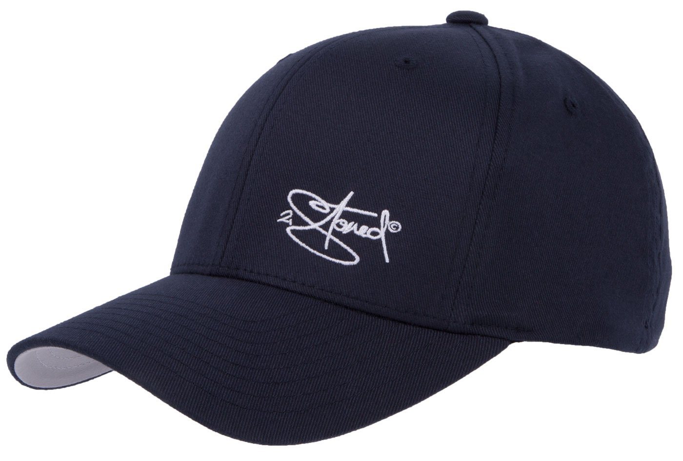 2Stoned Baseball Cap Flexfit Cap mit Stick Classic Logo für Damen, Herren und Kinder hinten geschlossen, verstärkte Front, mittleres Profil von 2Stoned