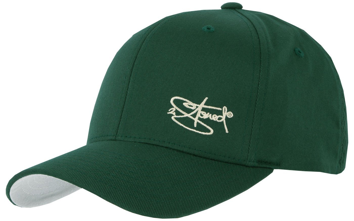 2Stoned Baseball Cap Flexfit Cap mit Stick Classic Logo für Damen, Herren und Kinder hinten geschlossen, verstärkte Front, mittleres Profil 2Stoned Baseball Cap Flexfit Cap mit Stick Classic Logo für Damen, Herren und Kinder hinten geschlossen, verstärkte Front, mittleres Profil von 2Stoned