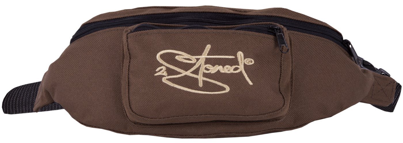 2Stoned Bauchtasche Hüfttasche Retro mit Stick Classic Logo für Erwachsene und Kinder, mit abgesetzter Fronttasche von 2Stoned