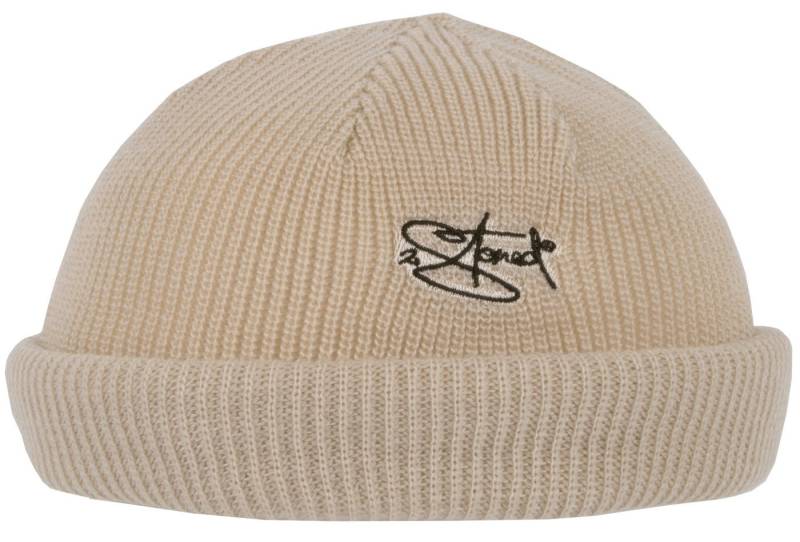 2Stoned Beanie Rollmütze Docker Beanie Unisex mit Stick Classic Logo (VPE, 1 Stück) leicht und atmungsaktiv, Einheitsgröße von 2Stoned