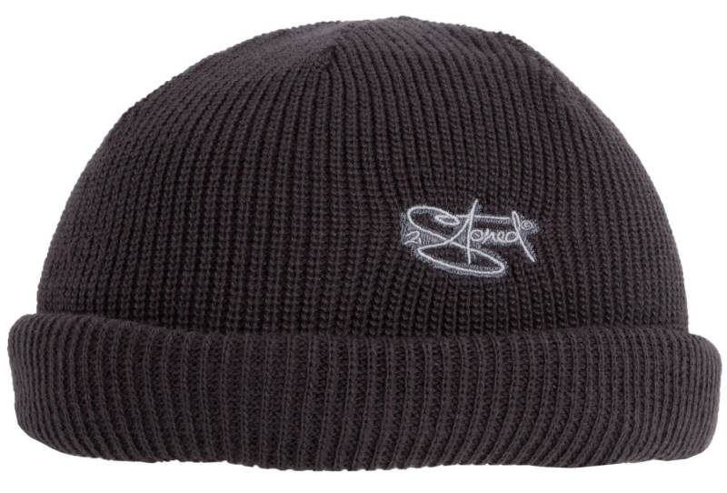2Stoned Beanie Rollmütze Docker Beanie Unisex mit Stick Classic Logo (VPE, 1 Stück) leicht und atmungsaktiv, Einheitsgröße von 2Stoned