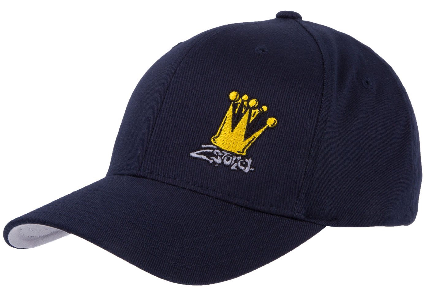 2Stoned Flex Cap Flexfit Cap mit Stick Crown von 2Stoned für Damen, Herren und Kinder hinten geschlossen, verstärkte Front, mittleres Profil von 2Stoned