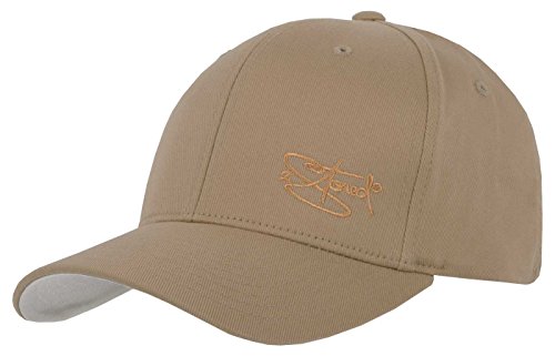 2Stoned Flexfit Baseball Cap Classic Khaki mit Stick Größe S/M (56 cm - 58 cm) für Damen, Herren und Jugendliche von 2Stoned