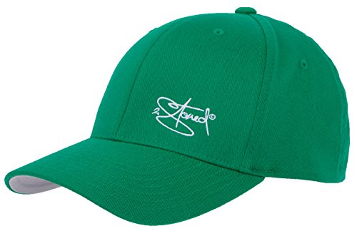 2Stoned Flexfit Baseball Cap Classic Pepper Green mit Stick Größe S/M (56 cm - 58 cm) für Damen, Herren und Jugendliche von 2Stoned