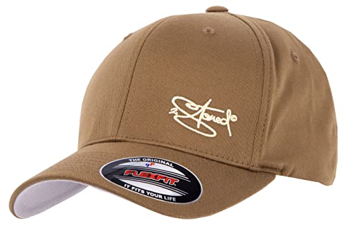 2Stoned Flexfit Baseball Kappe Classic Coyote mit Stick Größe XXL (62 cm - 65 cm) für Frauen und Männer von 2Stoned