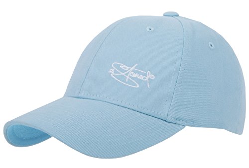 2Stoned Flexfit Basecap Classic Carolina Blue mit Stick Größe XS (55 cm - 57 cm) für Erwachsene und Kinder von 2Stoned
