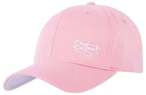 2Stoned Flexfit Basecap Classic Rosa mit Stick Größe XS (55 cm - 57 cm) für Erwachsene und Kinder von 2Stoned