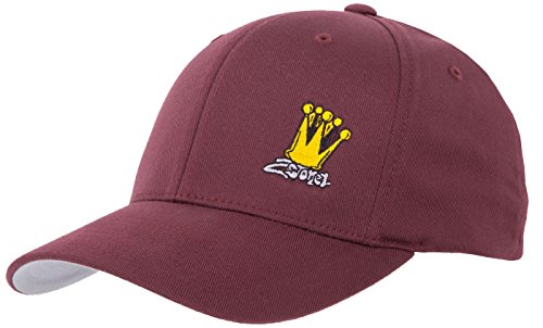 2Stoned Flexfit Cap Classic Fullcap Bordeaux mit Stick Crown Kindergröße Youth (53cm - 55cm) für Jungen und Mädchen von 2Stoned