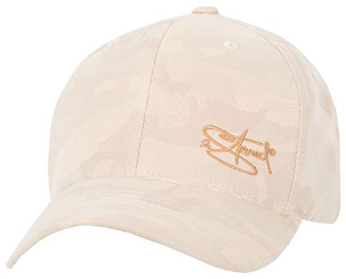 2Stoned Flexfit Baseball Cap Light Camo Beige mit Stick Größe L/XL (58 cm - 60 cm) für Damen und Herren von 2Stoned