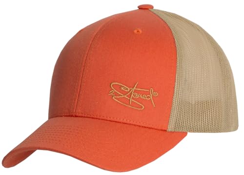 2Stoned Flexfit Snapback Trucker Cap Unisex Orange-Khaki mit Stick One Size (53cm - 61cm) für Erwachsene und Kinder von 2Stoned