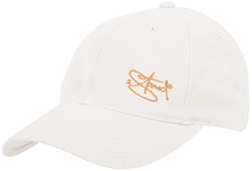 2Stoned Flexfit Soft Front Cap Stonewashed in Beige mit Stick, Größe S/M (56cm - 58cm), für Damen und Herren von 2Stoned