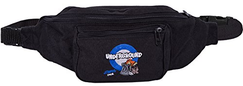 2Stoned Hüfttasche Bauchtasche Retro mit Stick Underground in Schwarz für Herren und Jungen von 2Stoned