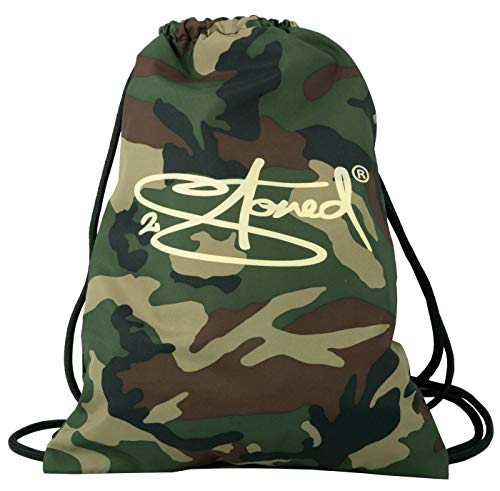 2Stoned Turnbeutel Rucksack Unisex in Camouflage für Frauen Herren und Kinder von 2Stoned