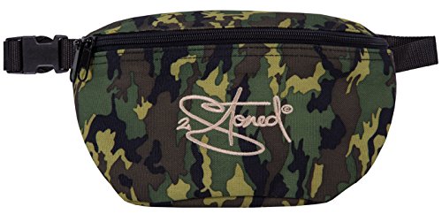 2stoned Hipbag Bauchtasche mit Stick Classic Logo in Camouflage für Herren und Jungen 2stoned Hipbag Bauchtasche mit Stick Classic Logo in Camouflage für Herren und Jungen von 2Stoned