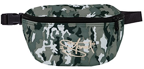 2stoned Hipbag Bauchtasche mit Stick Classic Logo in Ice Camo für Herren und Jungen von 2Stoned