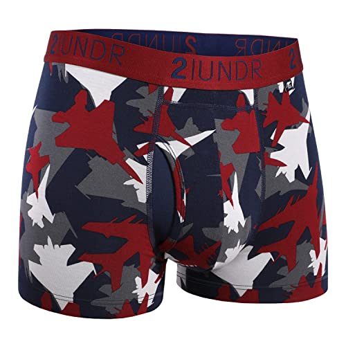 2UNDR Swing Shift Boxershorts 7,6 cm, Top Gun, Large von 2UNDR