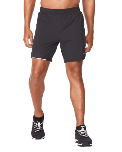 2XU Herren Aero 17,8 cm Shorts, hellgrau, XS 2XU Herren Aero 17,8 cm Shorts, hellgrau, XS von 2XU