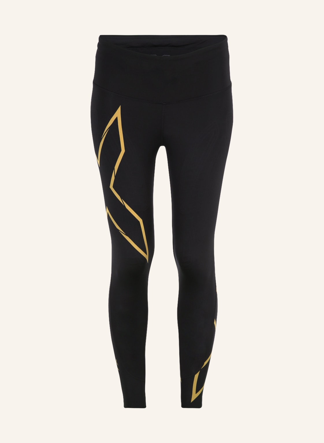 2xu Lauftights Light Speed Mid-Rise Comp schwarz von 2Xu