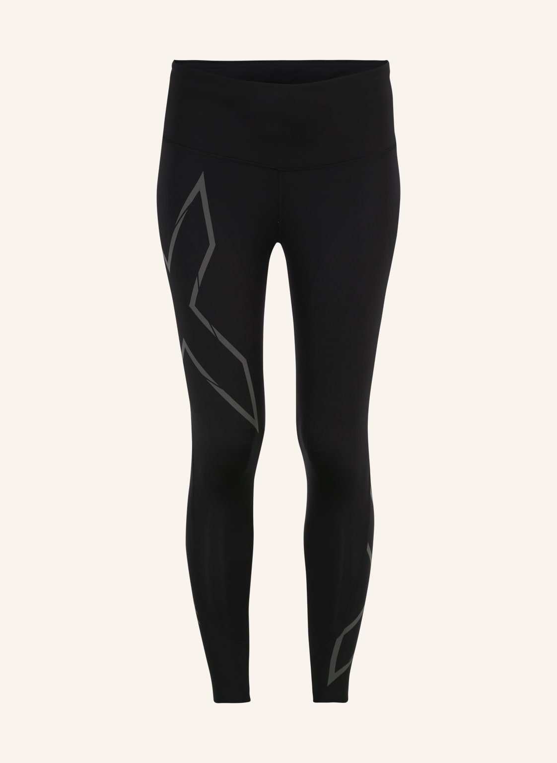 2xu Lauftights Light Speed Mid-Rise Comp schwarz von 2Xu