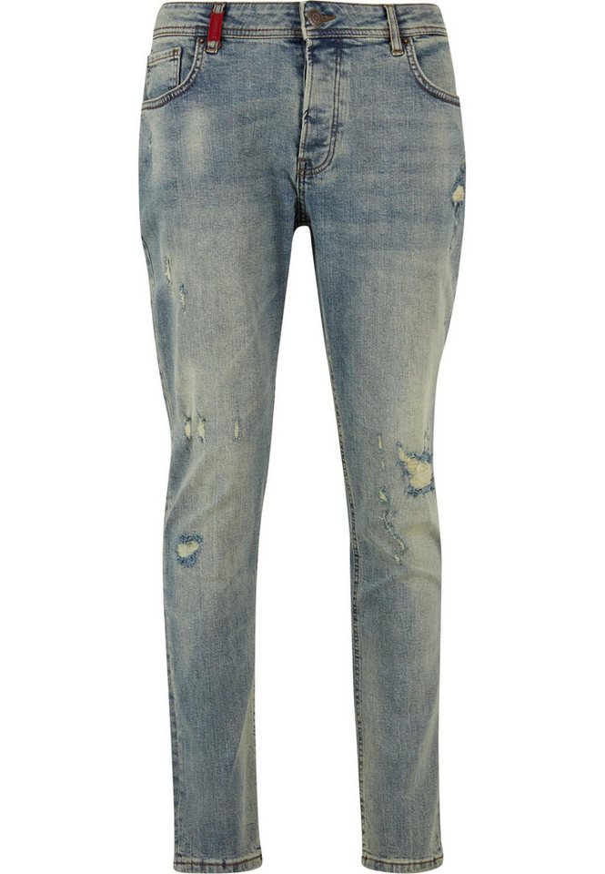 2Y Premium Bequeme Jeans 2Y Premium 2Y CARLOS DESTROYED SLIM FIT JEANS von 2Y Premium