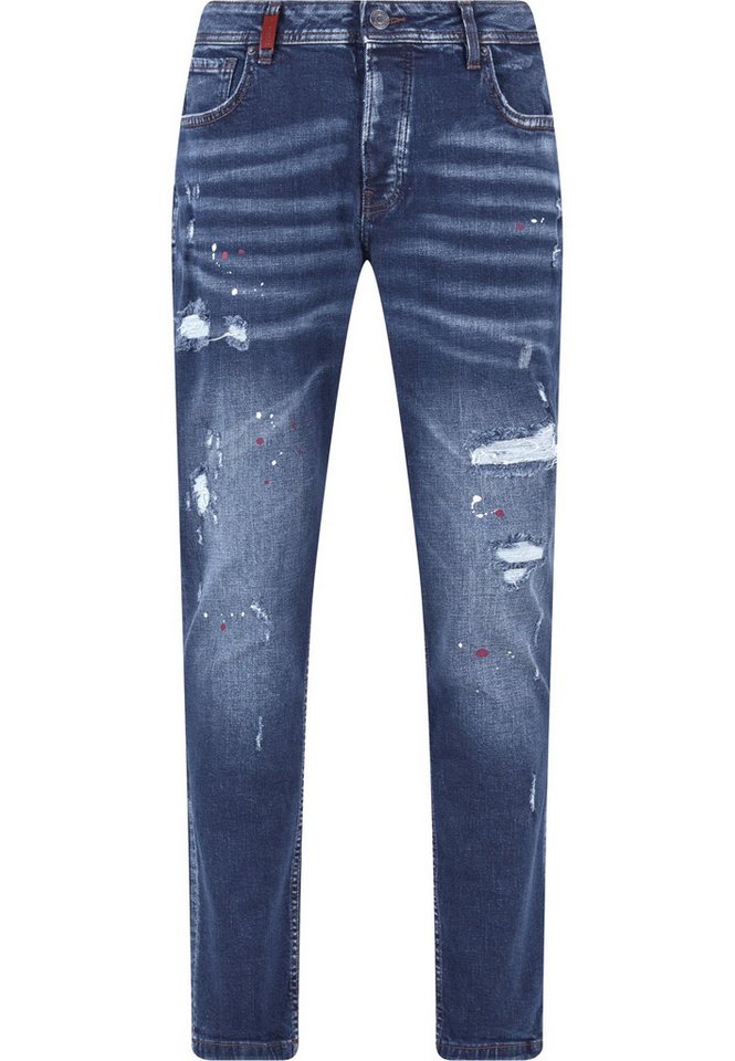 2Y Premium Bequeme Jeans 2Y Premium 2Y JULIO RIPPED SLIM FIT JEANS von 2Y Premium