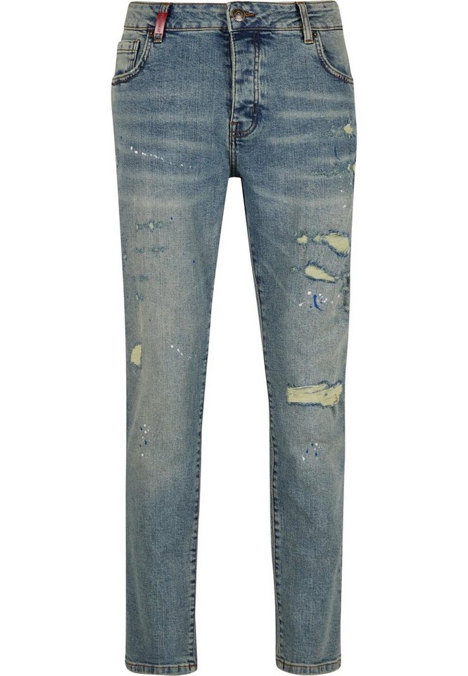 2Y Premium Bequeme Jeans 2Y Premium 2Y LEONARDO RIPPED SLIM FIT JEANS von 2Y Premium