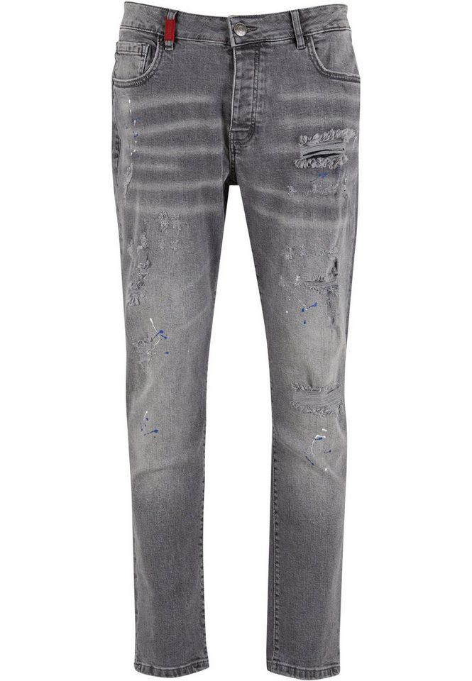 2Y Premium Bequeme Jeans 2Y Premium 2Y LEONARDO RIPPED SLIM FIT JEANS von 2Y Premium
