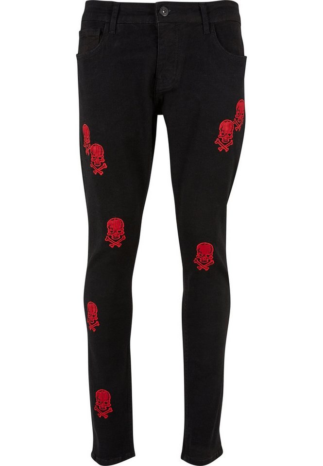 2Y Premium Bequeme Jeans 2Y Premium 2Y Skinny Fit Skull Jeans von 2Y Premium