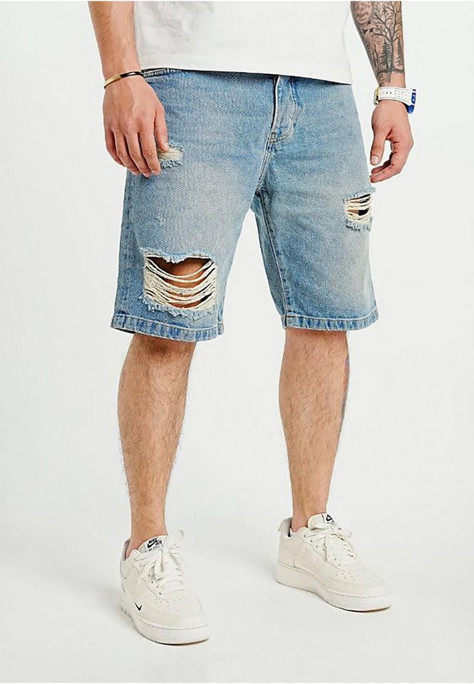 2Y Premium Shorts 2Y Premium 2Y Premium Distressed Shorts (1-tlg) von 2Y Premium