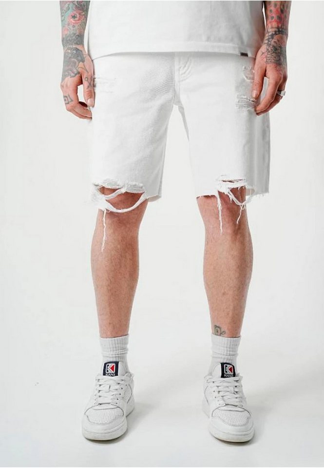 2Y Premium Shorts 2Y Premium 2Y Premium Distressed Wide Shorts (1-tlg) von 2Y Premium