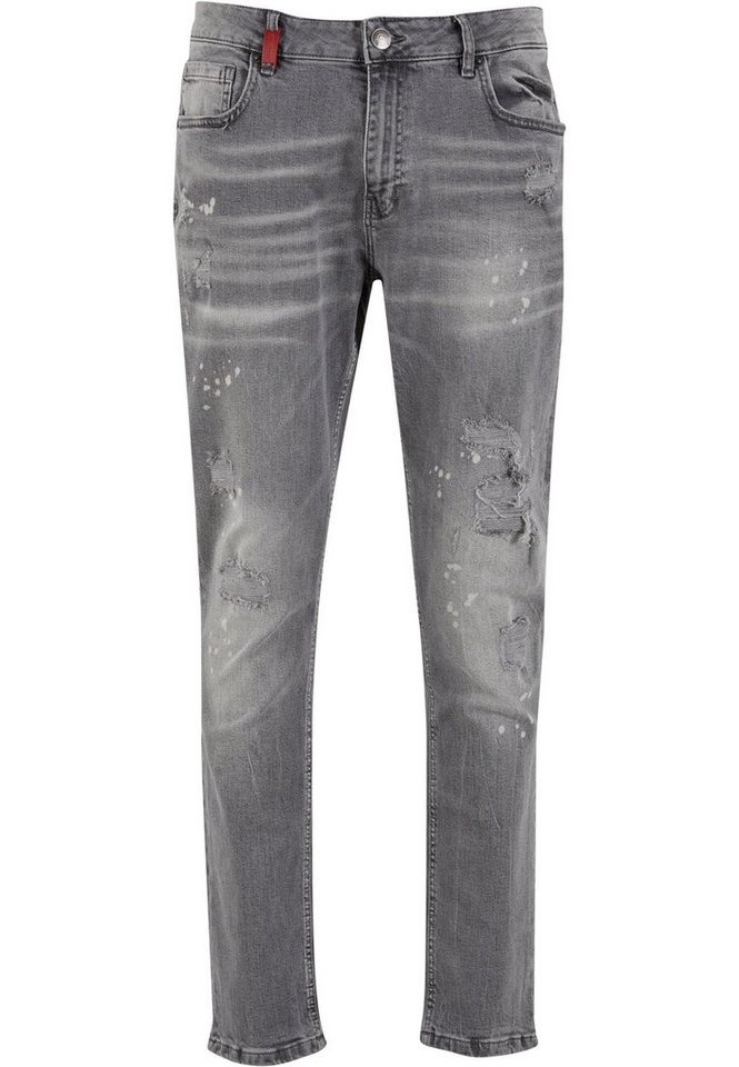 2Y Studios Bequeme Jeans 2Y Studios 2Y EMILIO RIPPED SLIM FIT JEANS von 2Y Studios