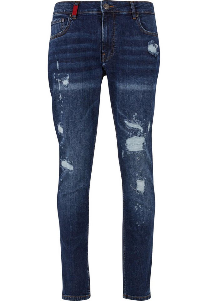 2Y Studios Bequeme Jeans 2Y Studios 2Y EMILIO RIPPED SLIM FIT JEANS von 2Y Studios