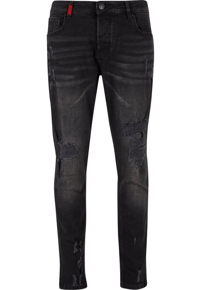 2Y Studios Bequeme Jeans 2Y Studios 2Y MIGUEL RIPPED SLIM FIT JEANS von 2Y Studios