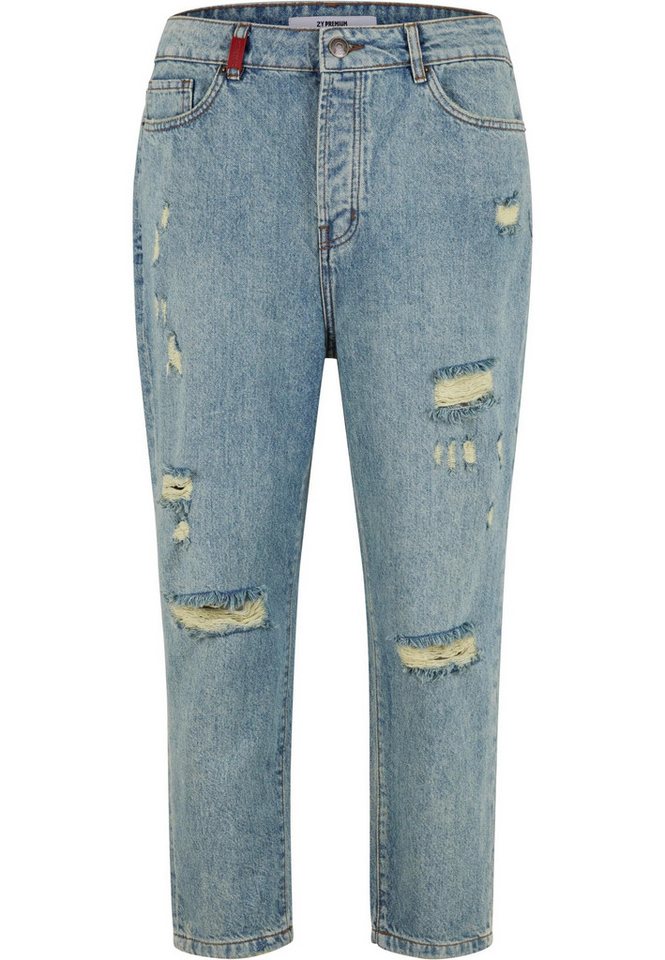 2Y Studios Bequeme Jeans 2Y Studios Herren 2Y Destroyed Relax Denim (1-tlg) von 2Y Studios