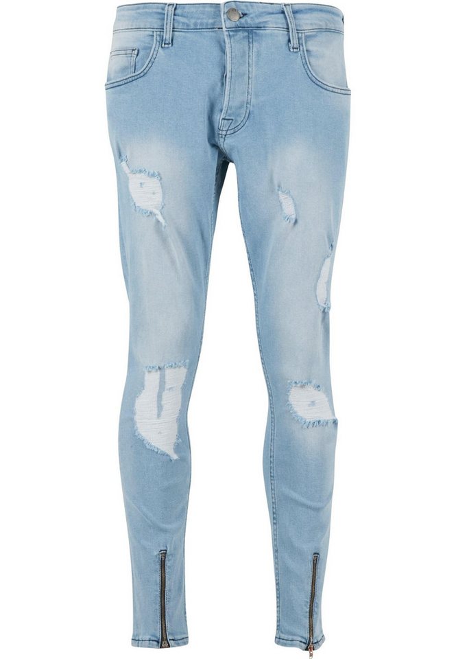 2Y Studios Bequeme Jeans 2Y Studios Herren 2Y Destroyed Skinny Cropped Denim von 2Y Studios